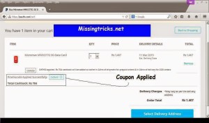 Paytm Data Cards 50% Cashback
