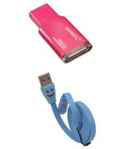 Combo Of Smile USB Cable & Card Reader