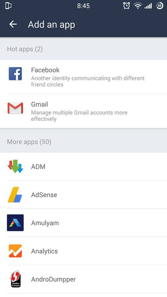 how to clone apps on android