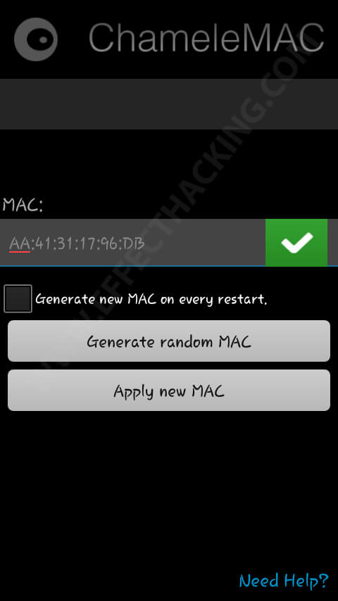  change mac address android