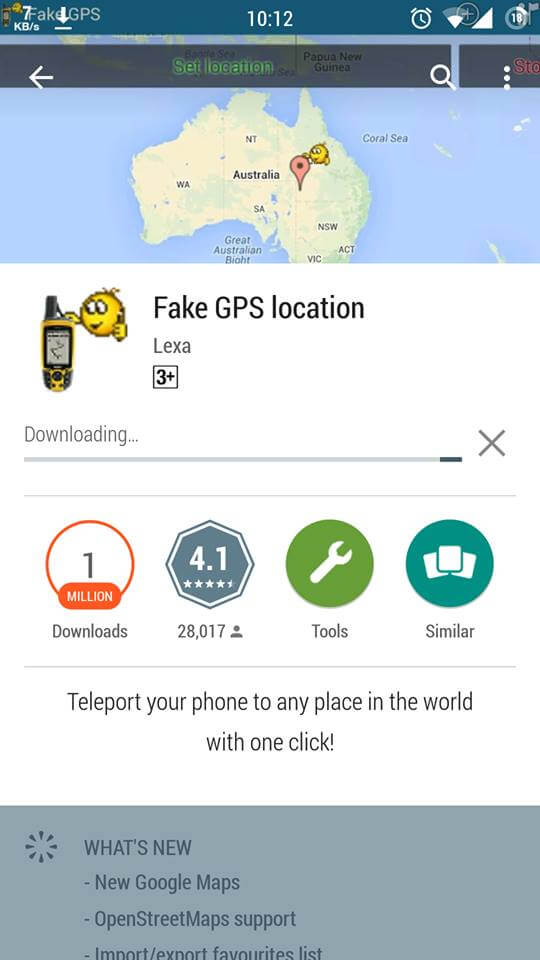 send fake location whatsapp