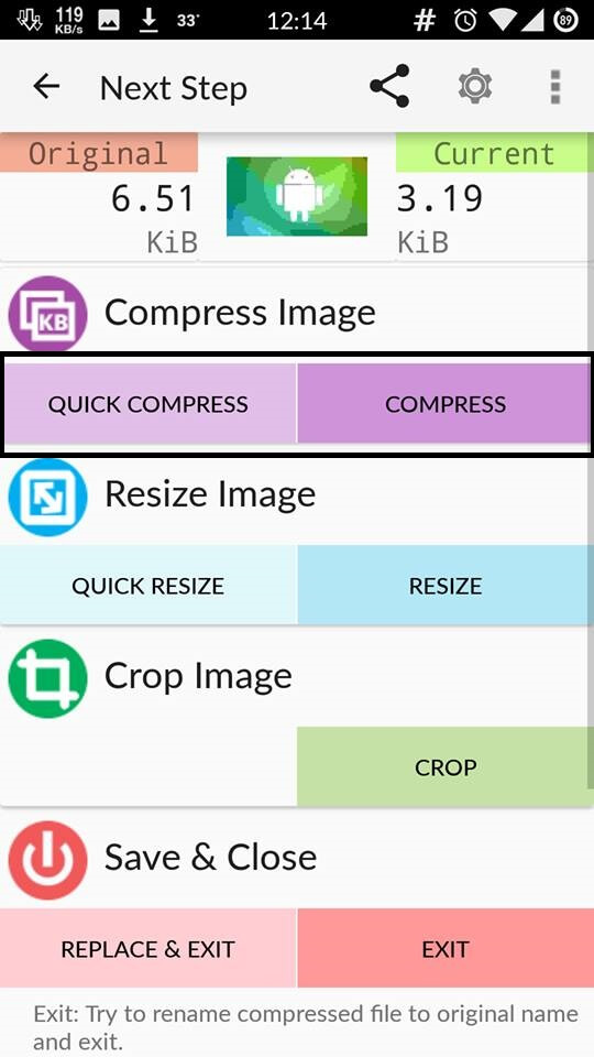android compress images